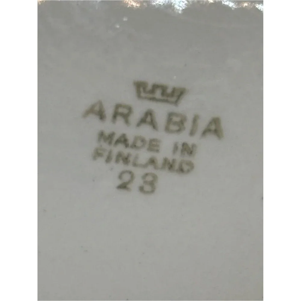Vintage ARABIA Finland EMILIA Cup And Raija Uosikkinen Tea Coffee Cocoa
